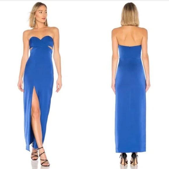 NBD Dresses & Skirts - NWT NBD Sofia Gown Bright Cobalt Blue Evening Dress Reinforced Bodice Women, S